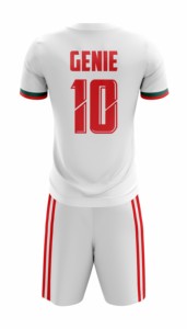 Camisetas de Fútbol Personalizadas para Hombre - Camisetas de Fútbol de Secado Rápido 100% Poliéster con Impresión Sublimada y Posiciones para Logotipo Personalizado - Product Image 5