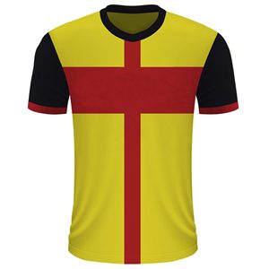 Camiseta Deportiva Personalizada con Estampado Colorblock para Hombre, Manga Corta, Sublimación, Logotipo del Equipo Personalizado, Jersey de Poliéster Transpirable de Secado Rápido - Product Image 2