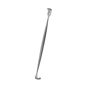 Retractor de Heridas KILNER de 165 mm (6.12 pulgadas), Doble Extremo, 3 Puntas, Puntas Cónicas de 5 x 9 mm y 13 x 5 mm, Retractor en Forma de L, Retractores Quirúrgicos - Product Image 5