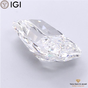 6,00 CARAT Lab Grown Diamond CVD Radiant Cut VVS2 Clarity F Color blanco 12,83 MM IGI Certificado para joyería atractiva - Product Image 6