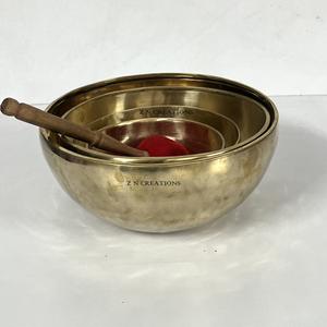 Cuenco tibetano de bronce hecho a mano de alta calidad, original, personalizado, martillado a mano, para terapia mental, meditación budista. - Product Image 2