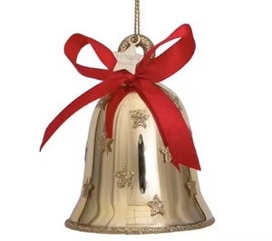Metal Christmas Hanging Bells Decorative Holiday <b>Tree</b> <b>Ornament</b> - Product Image 2