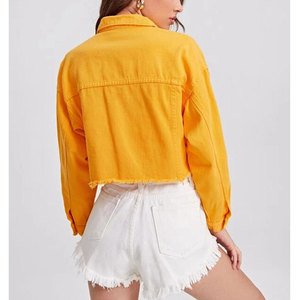 Wholesale Fashion Women Denim <b>Jeans</b> Jackets with Fur <b>Line</b> Ladies Winter Warm Custom Logo Denim Jackets - Product Image 1