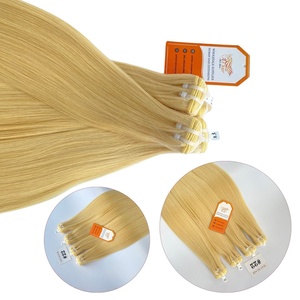 Máquina de extensiones de cabello humano de Color de cabello Natural vietnamita de alta calidad, paquetes de trama doble, todos personalizables enviados a todo el mundo - Product Image 1