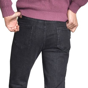 Jeans de Hombre Personalizados de Alta Calidad con Lavado Desgastado, Estilo Holgado y Casual, Tipo Boyfriend - Product Image 5