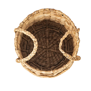 Vietnam Wicker Planter Pot, Handcrafted Water Hyacinth <b>Basket</b> <b>For</b> Indoor Plants & Garden <b>Flower</b> Display, Boho Home Decor - Product Image 6