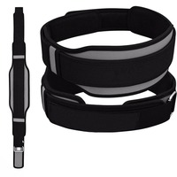 Ceinture de musculation réglable en cuir de vachette imperméable avec boucle de fermeture, respirante, pour le soutien lombaire, l'entraînement de force et la musculation en salle de sport