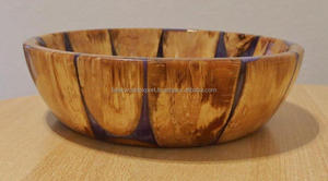 Cuencos de Servir de Madera de Roble Pulida Hechos a Mano, Estilo Americano, de la Mejor Calidad, Elegantes y Duraderos, Ideales para Regalos Empresariales - Product Image 6