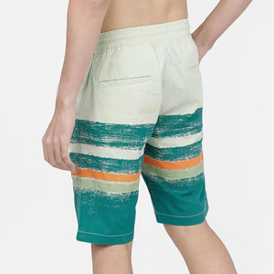 Rohzen Sports Men's Summer Shorts-<b>Canvas</b> 100% Cotton Elastic Waist Quick Dry Mid Waist Casual Design for Travel Leisure - Product Image 3