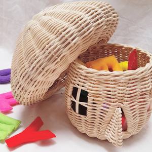 Maison en rotin en forme de champignon, jouet pour enfants, faite à la main, adorable maisonnette pour enfants, prix le plus bas - Product Image 6