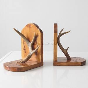 Par de Sujetalibros con Forma de Árbol, Decoración de Mesa, Sujetalibros de Aluminio de Alta Calidad para Biblioteca, Superventas - Product Image 2