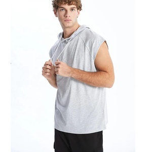 Meilleure Vente – Vente en Gros Usine – Sweat à Capuche Homme Sans Manches, Nouveau Style, Personnalisable avec Logo OEM – Streetwear - Product Image 4