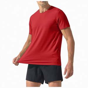 T-shirts pour hommes en gros, directement de l'usine, OEM, logo personnalisé, col rond, décontractés, été, classiques, basiques, écologiques, 100% coton - Product Image 3