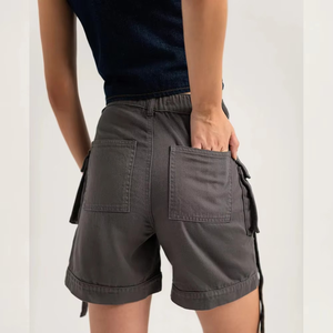 High Quality Fashion Ladies Casual <b>Denim</b> Shorts Latest Design Quick Dry Women Cotton <b>Material</b> Short For Sale - Product Image 2