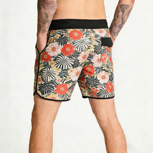 Shorts de playa tipo cargo, shorts deportivos para hombre con bolsillo, elásticos en 4 direcciones, de secado rápido, transpirables, para entrenamiento, impermeables. - Product Image 6