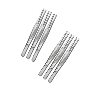 Ensemble de 6 pinces à pansements Taylor de qualité supérieure, instruments de microchirurgie en acier inoxydable, instruments chirurgicaux - Product Image 4