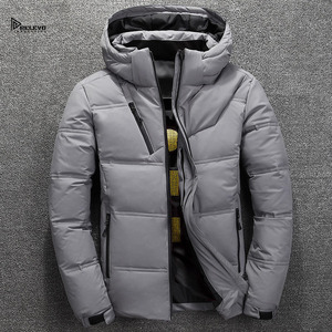 Chaqueta Acolchada con Capucha para Hombre, 300 GSM, Tela de Poliéster, Gruesa, Cálida y Aislante, Ropa de Invierno, Logotipo Personalizado - Product Image 2