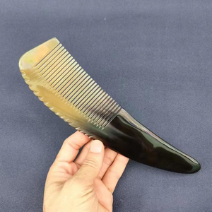 Best Quality Custom Logo Eco-Friendly Modern Design Angel Buffalo Horn Lice Comb Natural Horn Hair Care <b>Tool</b> <b>Waterproof</b> Handmade - Product Image 6