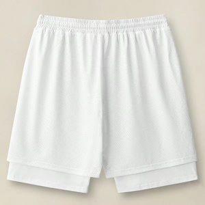 Pantalones Cortos de Béisbol Personalizados para Hombre, de Doble Capa de Malla de Poliéster, Transpirables, de Secado Rápido, Impermeables y Antiarrugas - Product Image 2