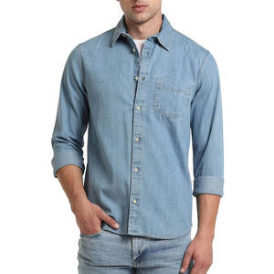 เสื้อเชิ้ตเดนิมผู้ชายไซส์ใหญ่พิเศษ คุณภาพระดับพรีเมียม สไตล์ไฮสตรีท เสื้อเชิ้ตเดนิมผู้ชายคุณภาพสูง เสื้อเชิ้ตเดนิมเนื้อหนา - Product Image 1