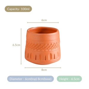 Pot à succulentes en argile peint à la main, petit pot à fleurs, design Wabi-Sabi, passe au lave-vaisselle, idéal pour hôtels et restaurants, conteneur pour cactus, cadeaux - Product Image 1