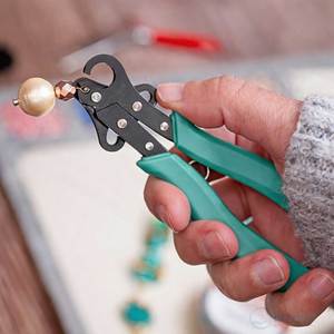 One Step Stainless Steel Looper Pliers 15mm Loop Maker Tool for Jewelry Making Trim Create Consistent Loops for 24-18 Gauge Wire - Product Image 2