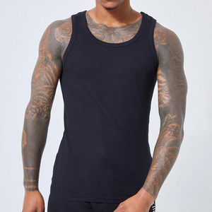 <b>Men's</b> <b>White</b> Sleeveless Tank Top O-Neck Knitted Solid Casual <b>Vest</b> Breathable Cotton Style for Daily Wear - Product Image 2