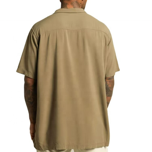 Camisa Hawaiana de Nailon/Algodón, Diseño Nuevo, Transpirable, Talla Grande, Estilo Casual Elegante, Estampado Digital, Manga Corta para Hombre, Verano - Product Image 4