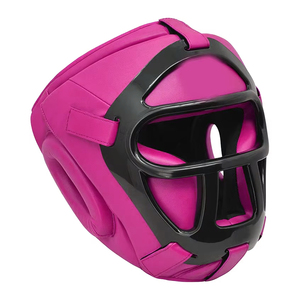 Professional Boxing <b>Head</b> Guard Safety Sparring & <b>Training</b> Gear | Pu Material Unisex Black/White Helmet for Skating - Product Image 3