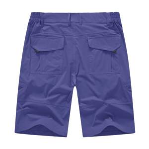 Shorts de travail OEM pour hommes, taille mi-haute élastique, personnalisés, unis, respirants, légers, d'été, multi-poches, pour l'extérieur - Product Image 2