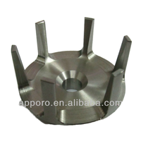 Servicios de Fresado CNC Personalizados con Certificación ISO9001:2015 para Tapas de Turbina de Acero Inoxidable 316L, Piezas Metálicas de Alta Calidad TW Apporo