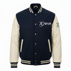 High End Winter Varsity <b>Jackets</b> Sublimation Print Front Logo Hooded Unisex Custom Brand Wholesale - Product Image 1