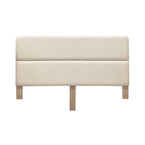 Fournisseur OEM/ODM de meubles : Lits en bois avec tête de lit capitonnée, lit minimaliste en chêne massif, meubles de chambre à coucher du Vietnam - Product Image 5
