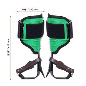 1 Paio di Ramponi in Acciaio per Arrampicata su Alberi, Capacità di Carico 350 libbre, Attrezzatura da Arrampicata con Protezioni per Ramponi, Accessori per Attrezzatura da Arrampicata - Product Image 2