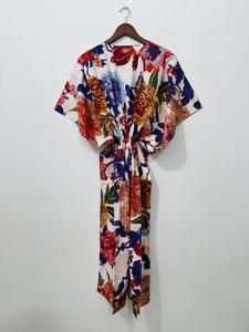 Cotton 100% Hand Block Printed <b>Kaftans</b> Printed Cotton <b>Kaftan</b> Beach Wear Custom Women Evening Print <b>Kaftan</b> Dress Cotton <b>Kaftan</b> - Product Image 3