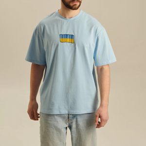 เสื้อยืดสีขาวปักโลโก้ตามสั่งสำหรับผู้ชาย ผ้าฝ้าย 100% เสื้อยืดแขนสั้นปักลายตามสั่งสำหรับขาย - Product Image 4
