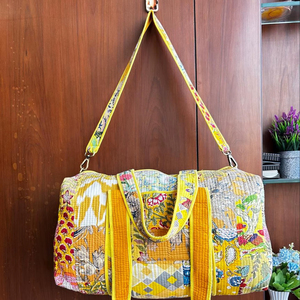 Bolsa Deportiva Acolchada - Bolsa de Viaje Ecológica de Algodón para Mujer, Gran Capacidad, Resistente, para Fin de Semana, Casual, para Pasar la Noche, 2026 - Product Image 1