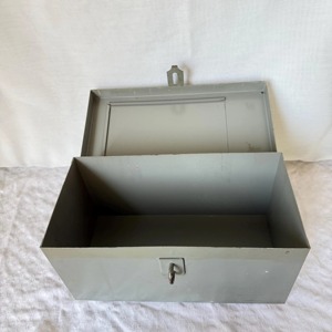 Classic Metal Trunk <b>Box</b> Perfect For Old Memorabilia <b>Keepsakes</b> And Long Term Storage Durable Quality Handcrafted From India - Product Image 3