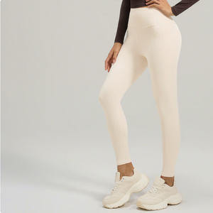 Women Wide <b>Leggings</b> Full Length Solid <b>Black</b> Stretch Breathable Quick Dry Knitted Spandex Polyester Seamless Design - Product Image 2