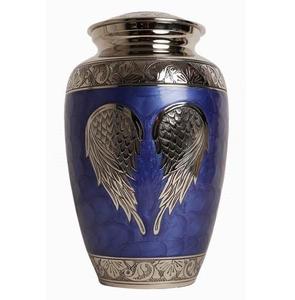 Urne funéraire classique en métal gravée Aigle Volant pour cendres humaines adultes, style américain/européen - Product Image 3