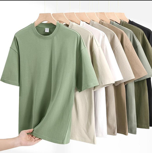 Camiseta Oversize 100% Algodón de Venta Directa de Fábrica, Camisetas con Hombros Caídos, Camisetas Lisas DTG para Impresión - Product Image 3