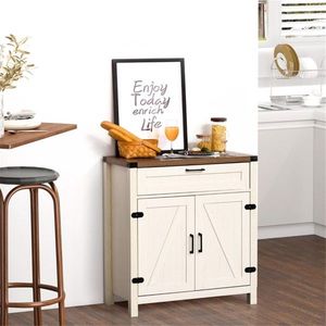Mobile Bar/Credenza da Cucina in Rovere e Legno Eco-Sostenibile con Dettagli in Alluminio per Sala da Pranzo e Soggiorno - Product Image 1