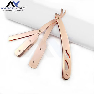 Custom Made Stainless Steel Barber Razor Cut Throat Straight Folding Handle for Shaving and Hair Styling - Product Image 3