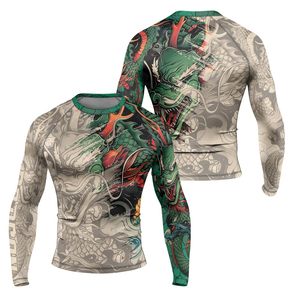 Factory Custom Unisex Rashguard UPF 50 Outdoor Sports Sublimation Quick Dry Moisture Wicking Compression Wholesale OEM OEM No Gi - Product Image 1
