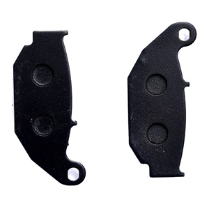 Juego de pastillas de freno genéricas para motocicleta, piezas de repuesto negras semimetálicas para reparar y reemplazar - Product Image 4