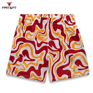 Men's Streetwear Running Workout Sports Shorts Casual Fitness Jogging Solid Breathable Quick Dry Waterproof High Waist - Product Image 2