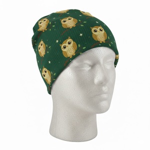 Gorros de punto holgados con logo personalizado al por mayor, gorros de esquí cálidos con diseño jacquard, gorros 100% acrílicos jacquard 2026 - Product Image 5
