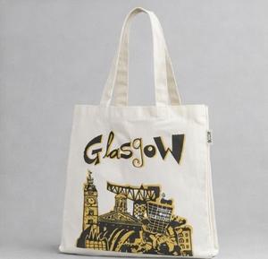 Sac fourre-tout en toile de coton écologique pour les courses quotidiennes, sac fourre-tout en toile résistant et réutilisable avec longues poignées - Product Image 3