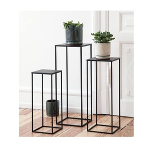 Elegant Metal Plant Pot Stand with Durable Finish for Indoor Outdoor Garden Balcony Living Room Decorative Display Stand - Product Image 4