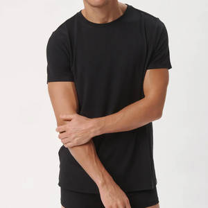 T-shirt à col rond pour homme, manches courtes, 100% coton, respirant et à séchage rapide, impression personnalisée sur le devant, coupe classique, vêtements décontractés d'été - Product Image 3